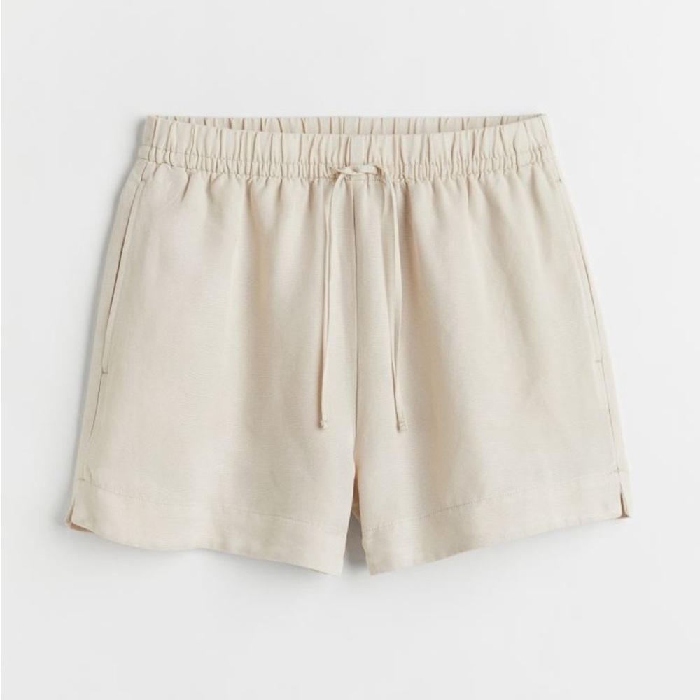 H&M linen blend shorts, SMALL